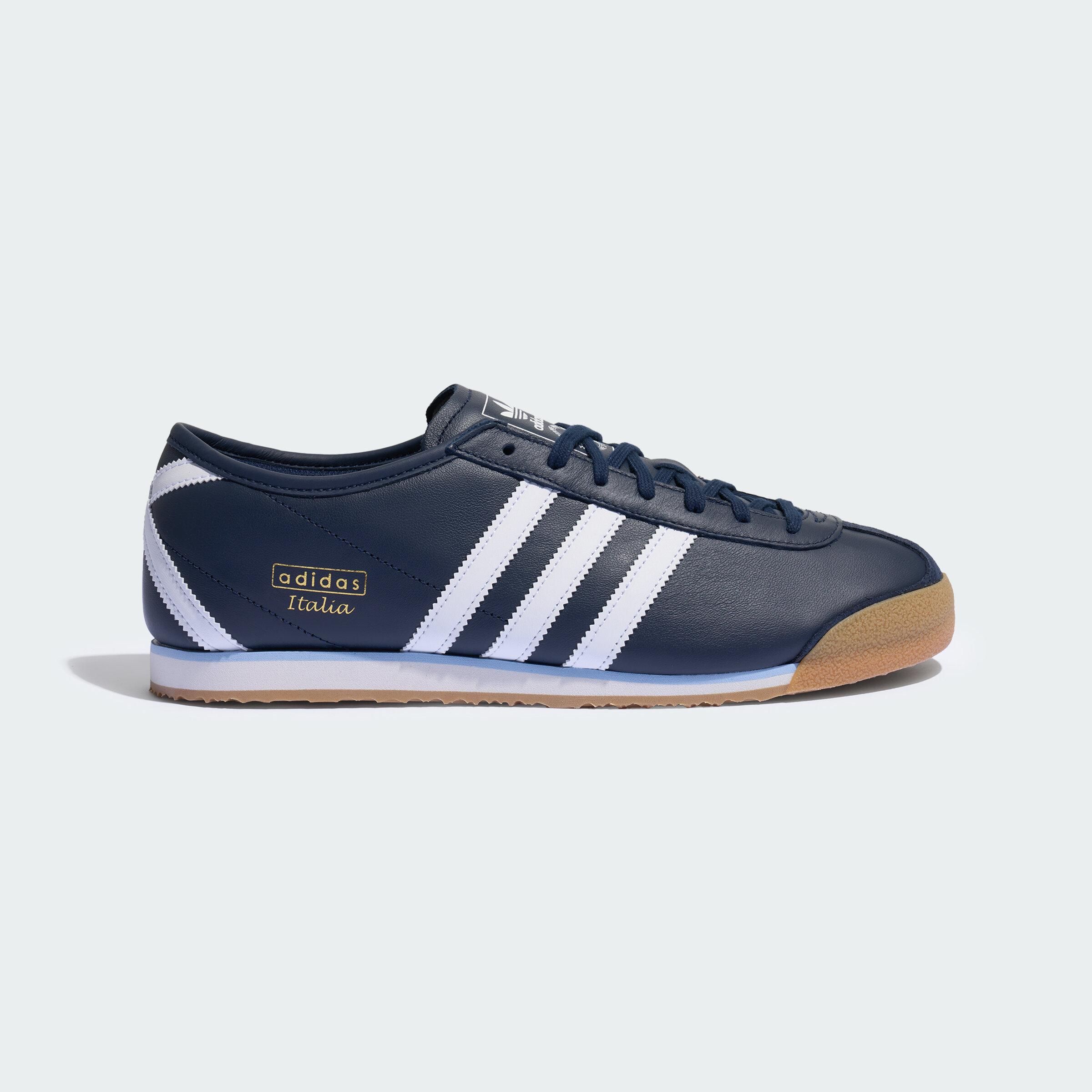 Adidas Originals Italia 70-х Низкие Беговые Кроссовки Мужские Синие Белые 38.5