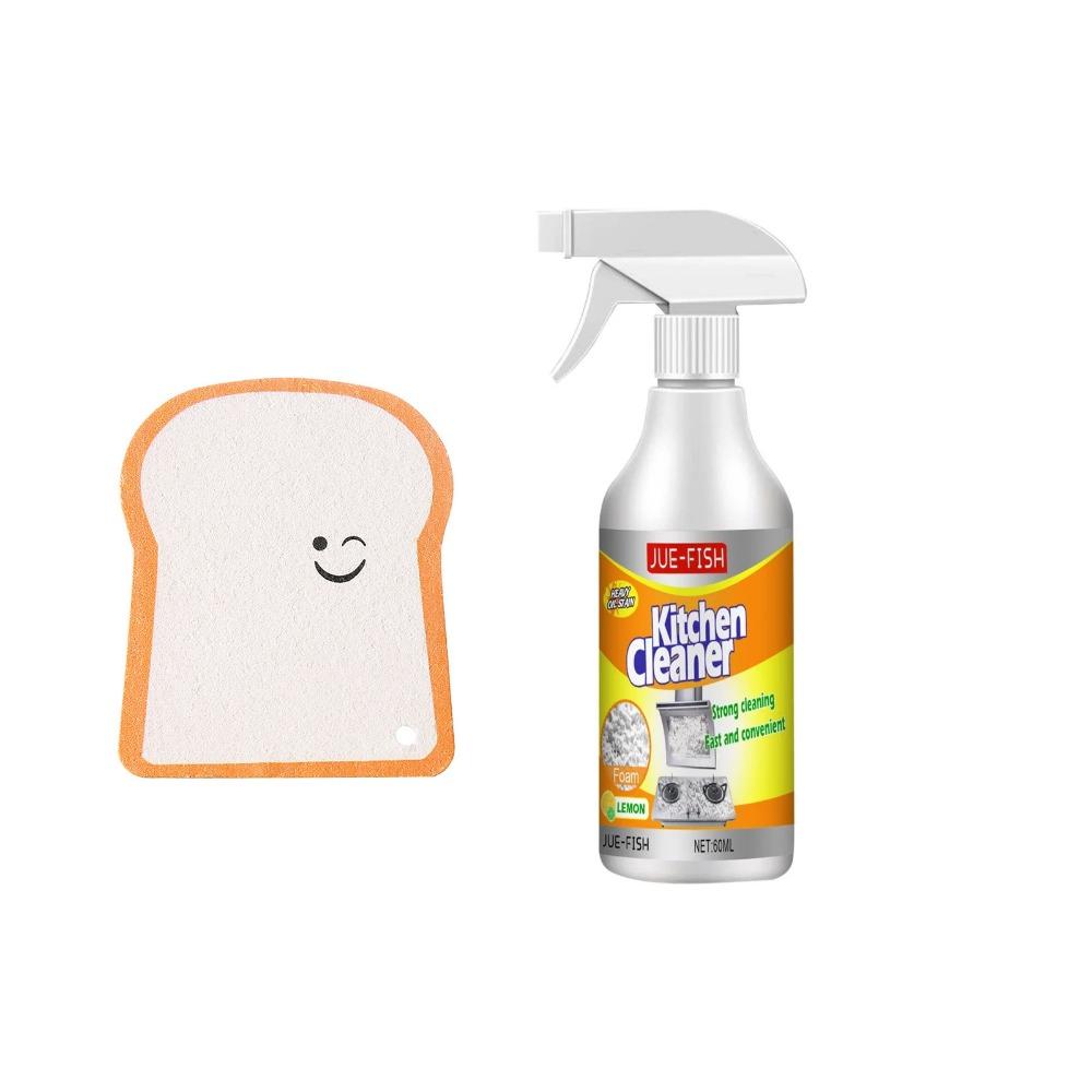 Kitchen Foam Cleaner – Powerful All-Purpose Cleaner for Ovens, Range Hoods, Pots, Pans & Grease Stains Fast-Acting, Non-Toxic