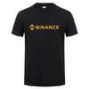 Camiseta Binance Cripto Unissex Camisetas Casuais Algodão Manga Curta Tops Frescos Camiseta Oz421