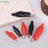12Pcs 25/35/45MM Metal Alligator Clip Crocodile Electrical Clamp Testing Probe Meter Black Red With Protective Insulation Cover