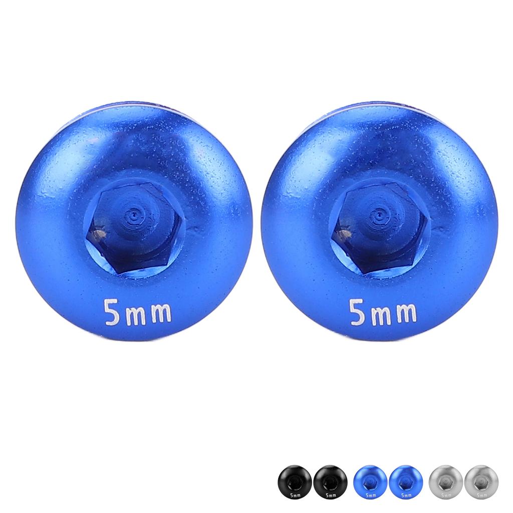 Cycle Pedal Screw Cap Aluminum Alloy M14 Thread 5MM Pedal Screw Cover for Mountain Cycle