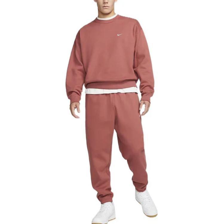 Nike Sweatshirts Men's Red Crew Neck Moderate Other DA0318-691