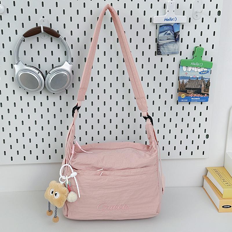 Lightweight Large-Capacity Shoulder Bag Women'S Casual Nylon Cloth Commuter Storage Daily Versatile Messenger Bag