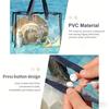 Tragbare Wasserdichte Transparente Schwimmtasche Multifunktionale Kosmetiktasche Toilettenartikel Tasche Große Kapazität Strandtasche mit Griff