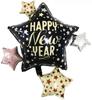 Balon Gwiazda Happy New Year 69Cm X 75Cm