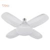 TDStore Foldable Garage Light Three-Leaf Fan Blade LED Bulb Adjustable Ceiling Lamp