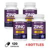 Zinkkapseln hoher Reinheit, 100 mg pro Portion, rein natürlich, schonend und leicht absorbierbar, geeignet für Männer und Frauen.