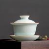 Ru Kiln Style Celadon Sancai Gaiwan Tea Bowl