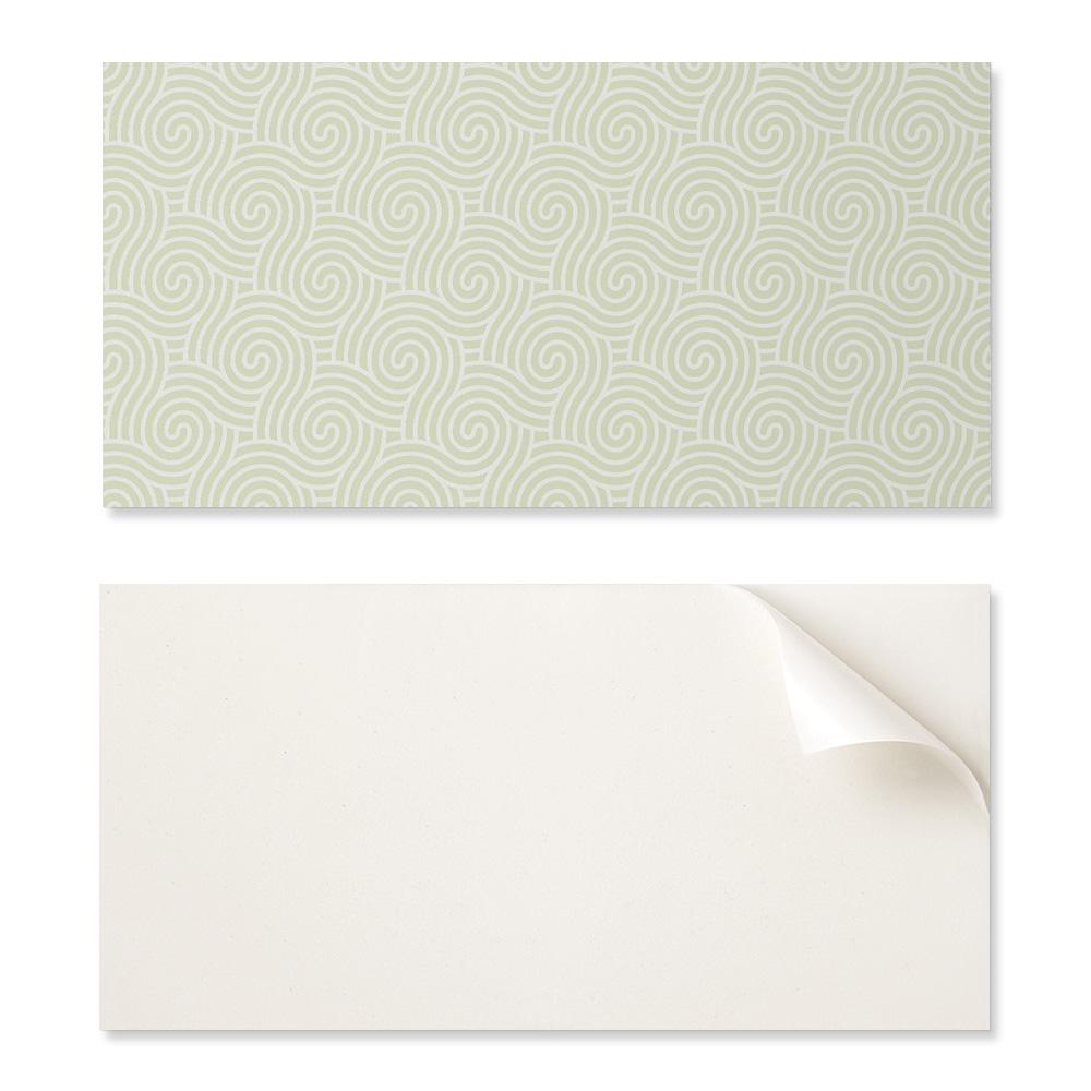 Vinyl Wall Tile Decoration For Office Waves In a Spiral Pattern 10X40X20 Cm