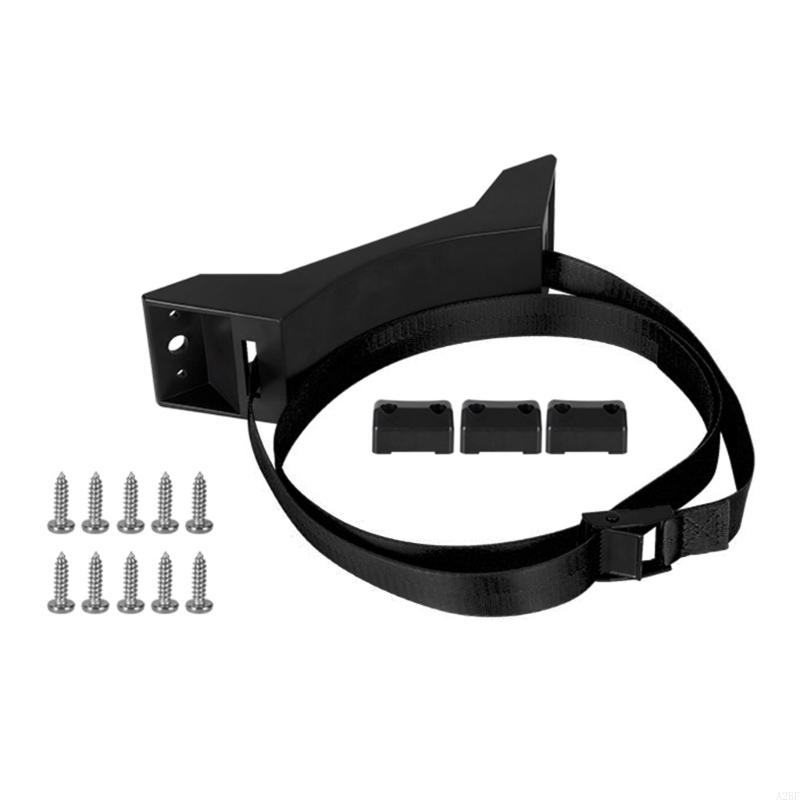 Adjustable Nylon Strap Gas Bottle Bracket for Caravans Ensures Safe Transport of Camping Gear Long Distance Road Trips