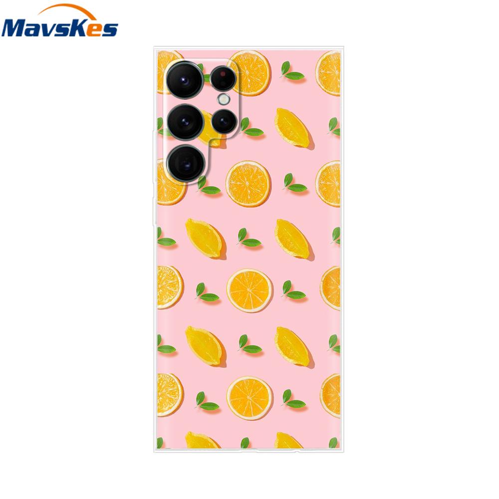 For Samsung Galaxy S22 Case S22 Ultra Transparent TPU Soft Silicon Cover For Samsung S22 Plus GalaxyS22+ Back Cases Phone Bumper