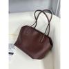 Bolso de mano henri de piel de vaca con textura de neumático ultraligero La * fila nuevo bolso de cuero para mujer de gran capacidad para el hombro de uso diario