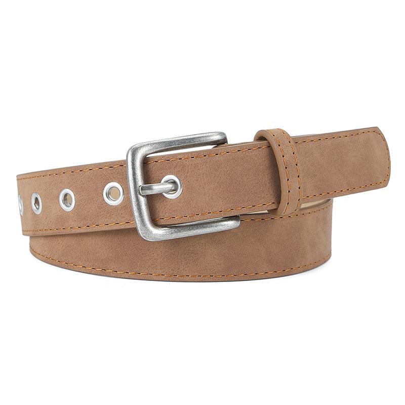 2024 New Women's Frosted Texture PU Pin Buckle Belt - High-End, Versatile and Decorative.