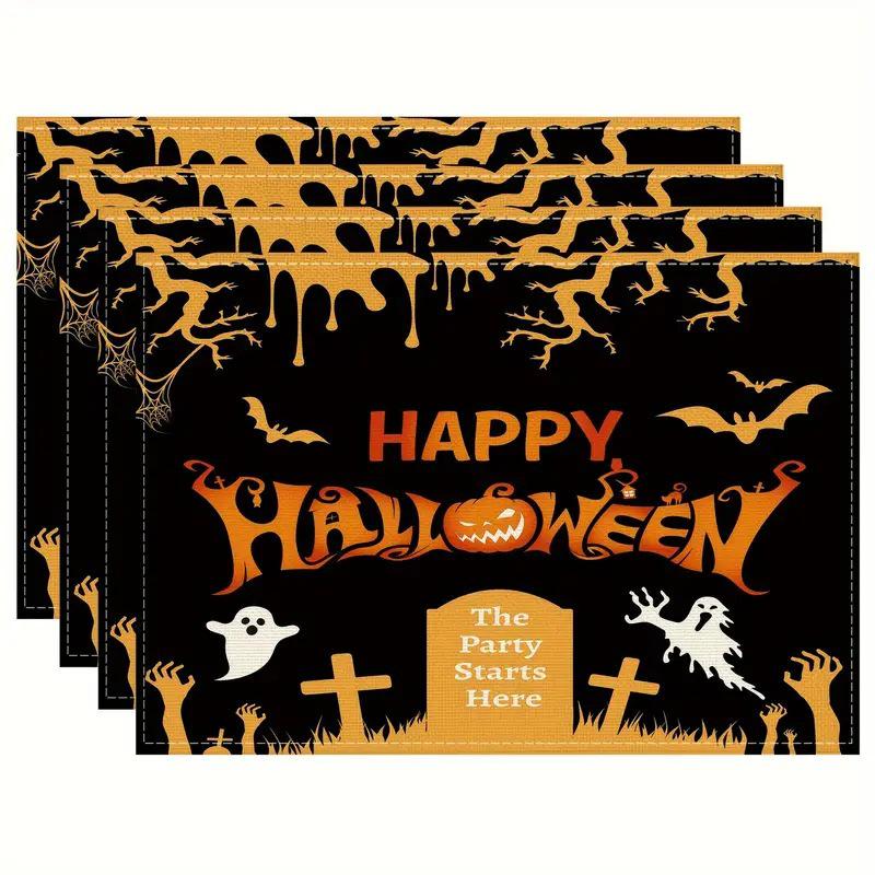 Autumn Pumpkin Halloween Placemat for Kitchen & Dining - Multiple Options Available