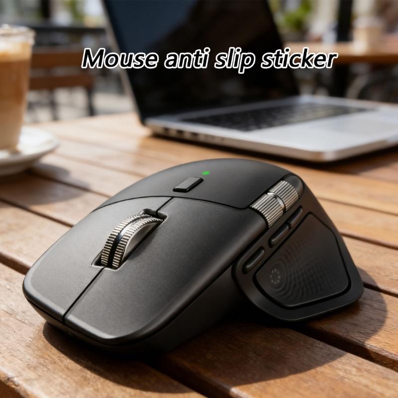 Mouse Grip Tape Skates Handmade Sticker for 4 Mouse Professional NonSlip Skin Suck Sweat Pad