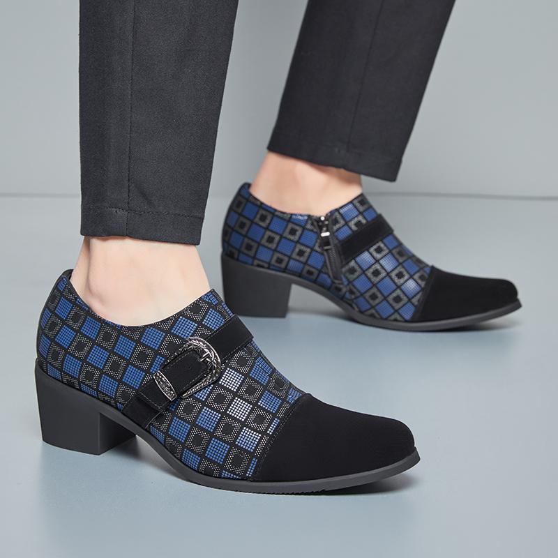 Mode Erhöhen 5.8CM High Heels Herren Formelle Schuhe Designer Luxus Business Lederschuhe Herren Oxfords Spitz Brautschuhe Mann