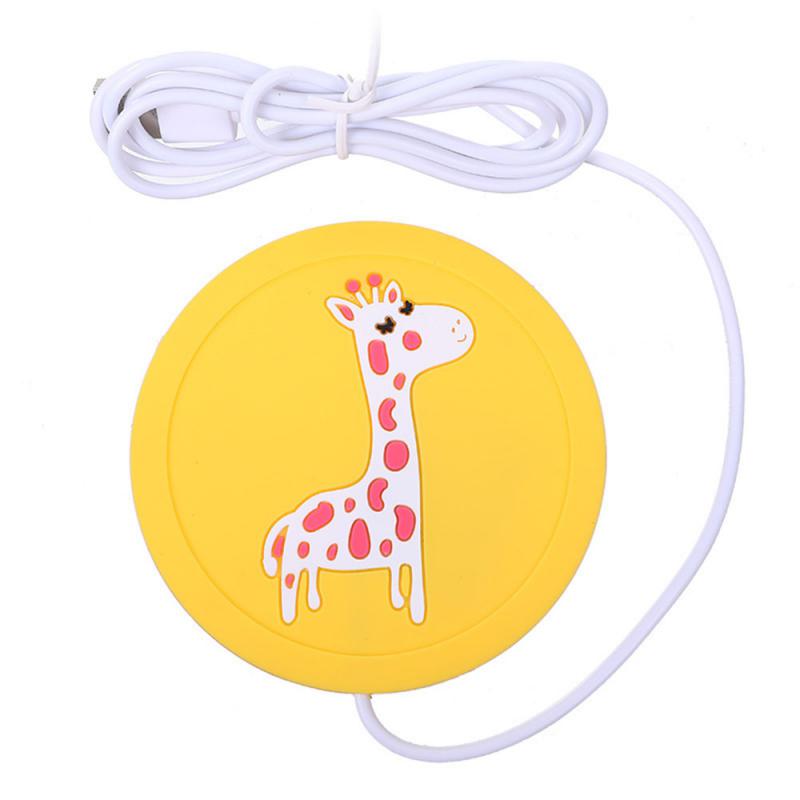 Heated Mugs Heating Coaster Cocina Cute Usb Warmer Anti-skid Electric Warmer Mat Kitchen Accessories Tools Thermal Portable