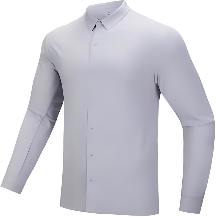 

Anta Training Series Sports Casual Simple Solid Color Polo Long Sleeve Shirt Men shirts Mud-Lime 952517101-1 M