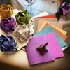 New 50PCS Color Origami Hearts Confetti Origami Paper Handmade Folded Paper Heart for Wedding Party Engagement Birthday Decorate