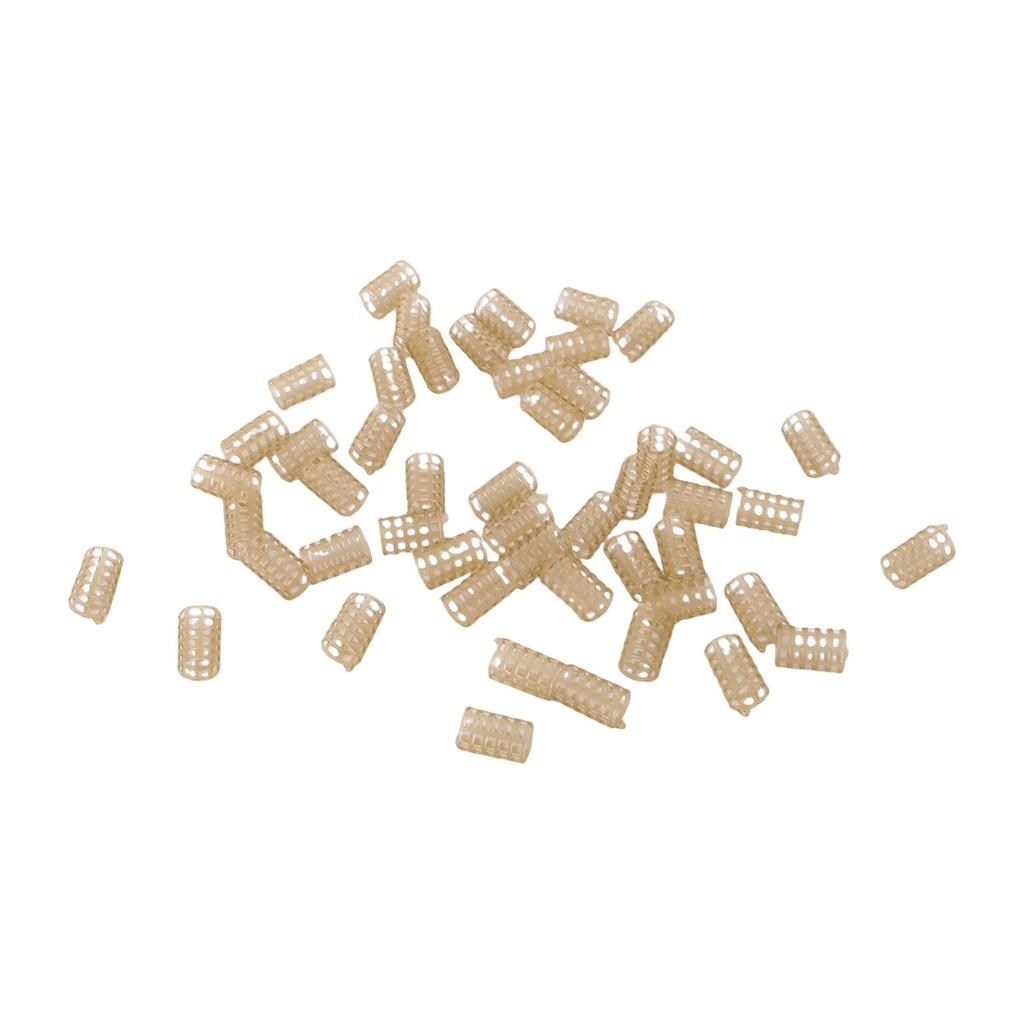 50pcs Bait Cage Fishing Lures Bait Cage Feeder Basket for Freshwater Saltwater Lake River