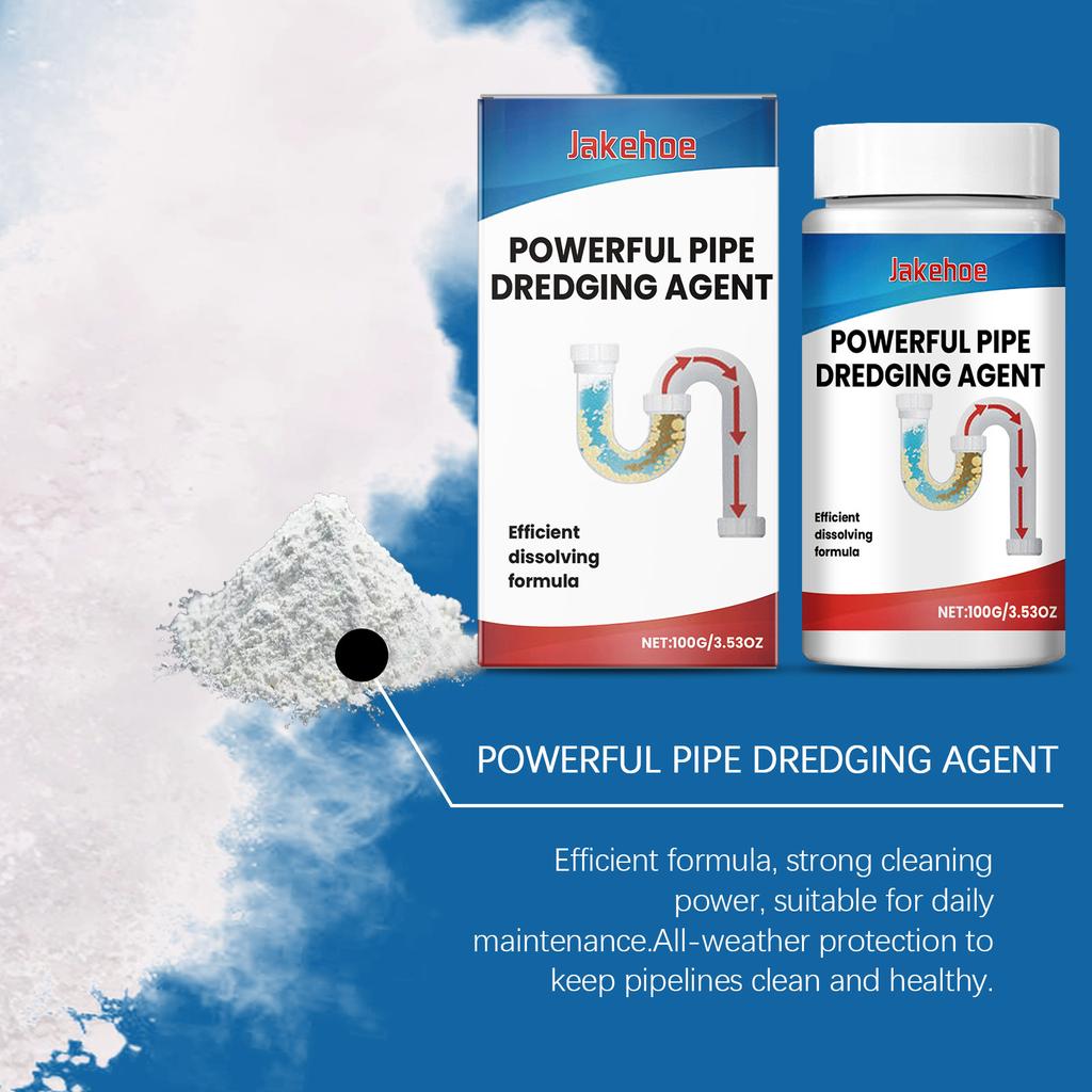 JAKEHOE Pipe Unclogger Clean & Decontaminate Clogged Pipes Unclog Kitchen Toilet Drain Freshener