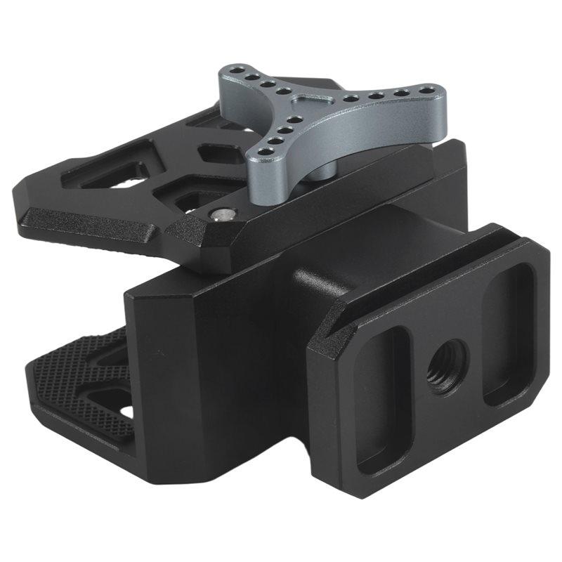 Aug. Professional Saddle Clamp Adapter Tripod Bracket Vise Clamp Outdoor Bracket Adapts To3/8 Inch Thread Easy Installation