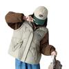 Splicing Fake Two-piece Cotton-padded Clothes Women's Hooded New Foreign-style Versatile Fashionable Women's Thickened Coat