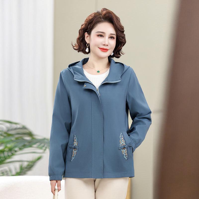 

Элегантный тренч для мамы 2025: Стильная весенне-осенняя куртка для моды женщин среднего и пожилого возраста. 3XL [120-130 lbs]