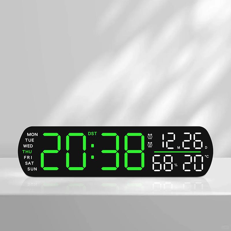 Modern Minimalist Digital Alarm Clock With Led Display For Home Office Decor