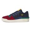 adidas Forum Exhibit Low 2.0 Marine Bourgogne Vert Baskets Unisexe Rouge Équipe-Collégial-Bourgogne Collégial-Marine HQ7116