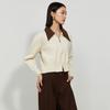 Women's Patchwork Lapel Knitted Cardigan