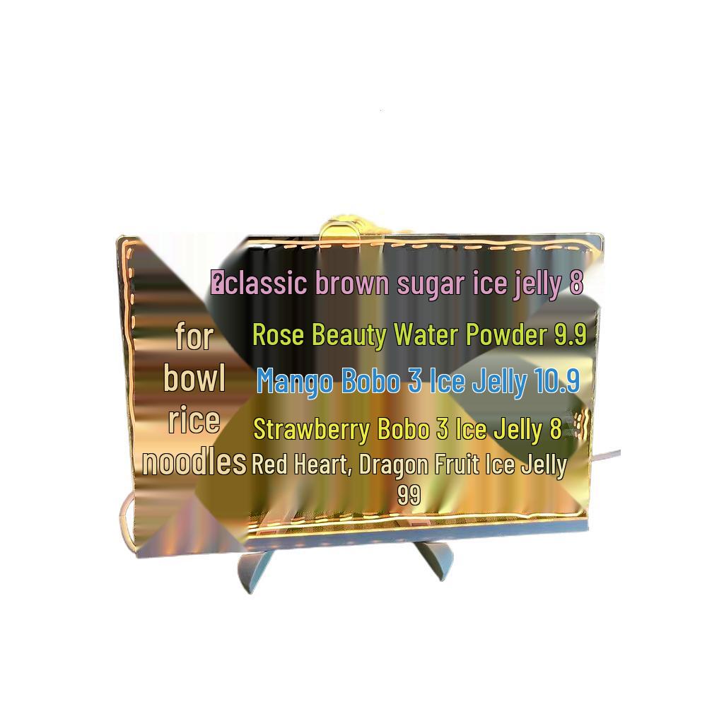 LED Fluorescent DIY Acrylic Message Board - Erasable and Luminous