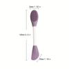 1 pack of double-ended mask brush set for mixing and applying mud masks, suitable for facial cleansing
