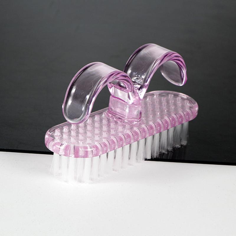 Čisticí štěteček na nehty Štětec na zdobení nehtů Plastový Měkký Odstraňování prachu Čištění Péče o prsty UV Gel Manikúra Pedikúra Nástroj Štětec na make-up Čištění