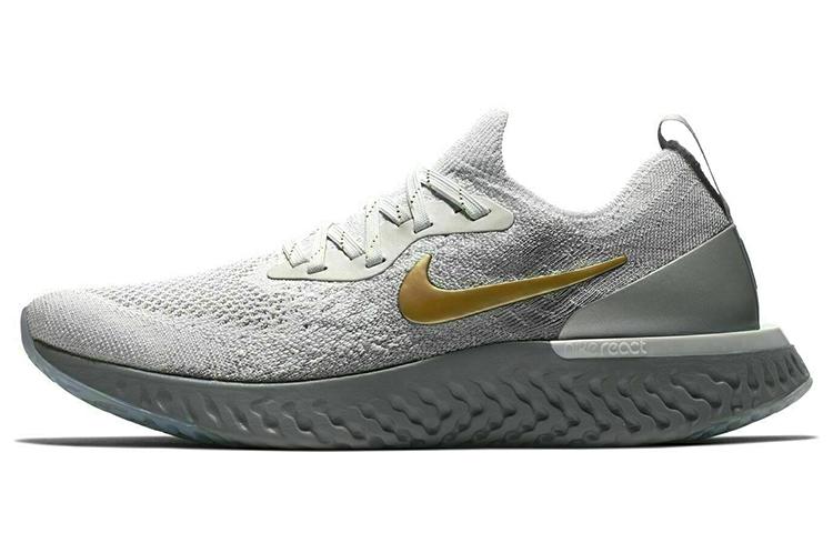 

Nike Epic React Flyknit Premium Vast Grey Gold Women s AV3048-070 36.5