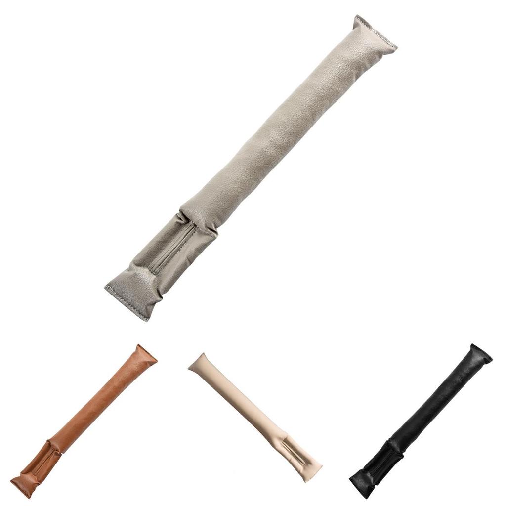 Universal Car Seat Gap Filler Pu Leather Storage Organizer With Antileak Seal For Vehicle Interior