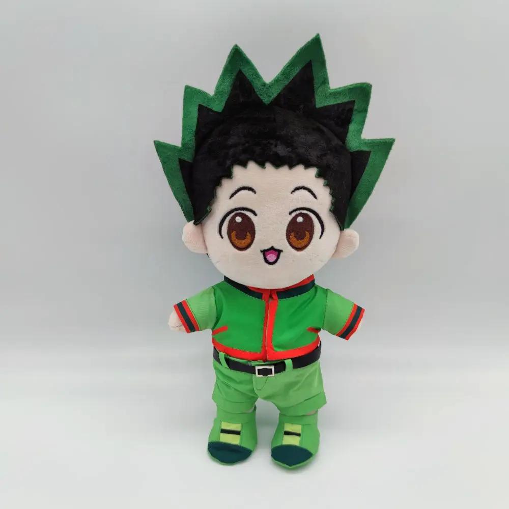 Anime Hunter X Hunter 20cm Cotton Stuffed Doll Zoldyck Killua Kurapika Gon Morow Hisoka Chrollo Dress-up Toys for Children Gift