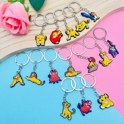 Lion King Cute PVC Keychain Pendant - Small Gift or Backpack Accessory