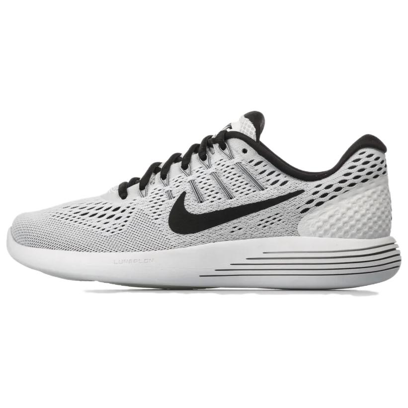 New Nike Lunarglide 8 Slip Resistant Low Top Running Shoes Women's Gray 843726-101
