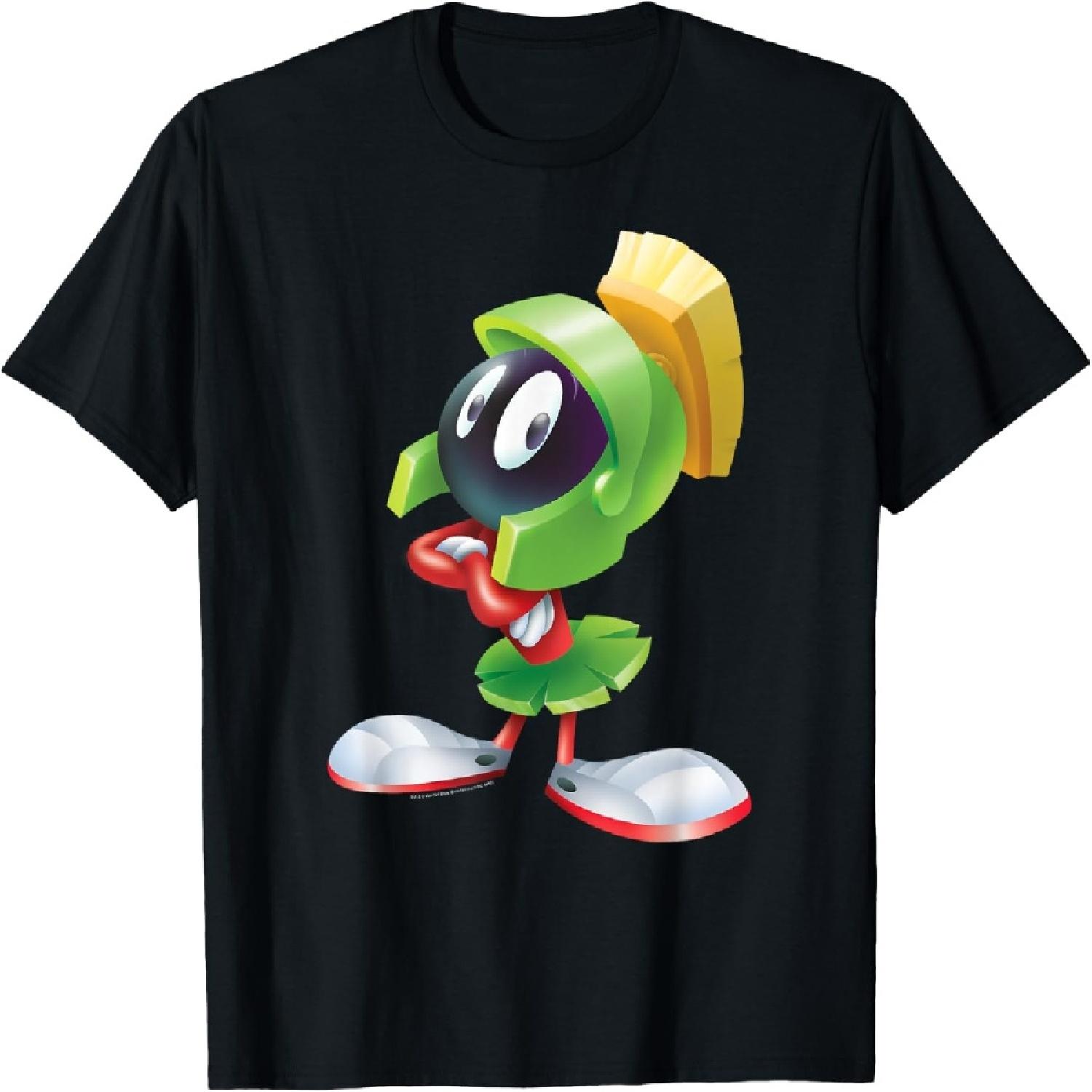 Looney Tunes Marvin the Martian Airbrushed T-Shirt S разноцветный