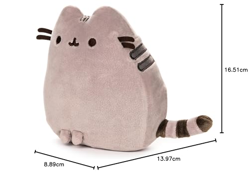 GUND Pusheen Pet Poseable Plush Animal Cat Gray 6-inch
