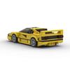 Compatible LEGO MOC Ferrari F40 Model: Creative 8-Stud Speed Car Building Blocks Ornament