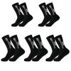 5/6 Pairs Dispense Men Sports Sock Breathable Mid Calf Socks High Quality Soccer Tube Socks  Outdoor