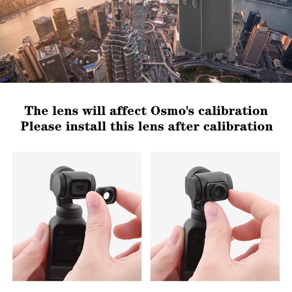 Mini Magnetic Wide-Angle Camera Lens Replacement For DJI OSMO Pocket Handheld Gimbal Camera Accessories