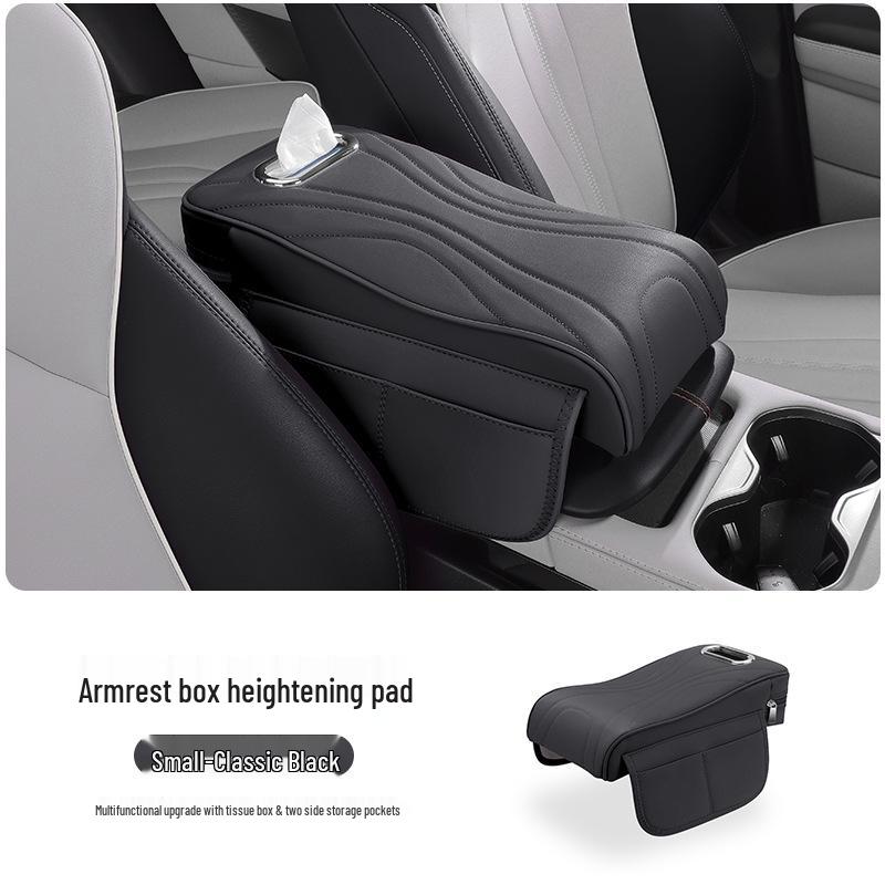 Universal Car Central Armrest Pad: Elevated Elbow Support & Protective Cover