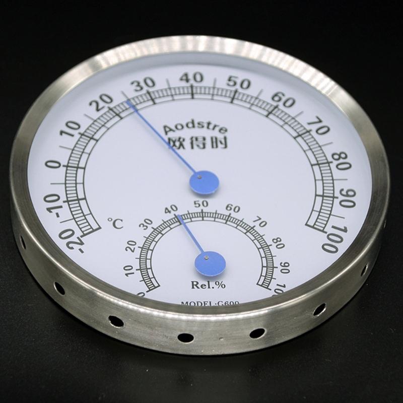 Indoor Thermometer Hygrometer Large Display Dial-Type Wall Mounted Analog Humidity Temperature Meter Gauge High Accuracy