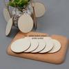 Milieuvriendelijke Handgemaakte Houten Kersthanger - Rond Vorm Uitgesneden