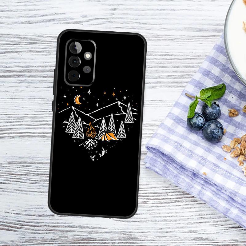 Nature Camping Art Case For Samsung Galaxy A54 A34 A14 A56 A36 A16 A06 A13 A53 A12 A22 A32 A52 A35 A17 A15 A55