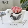 Cute Bird Flower Pot Ceramics Succulent Pot Planter Home Decor Indoor Decoration Desktop Ornaments Bonsai Plant Pot