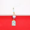 Japanese Ceramic Lucky Cat Keychain: Promising Future & Good Fortune Alloy Phone Charm